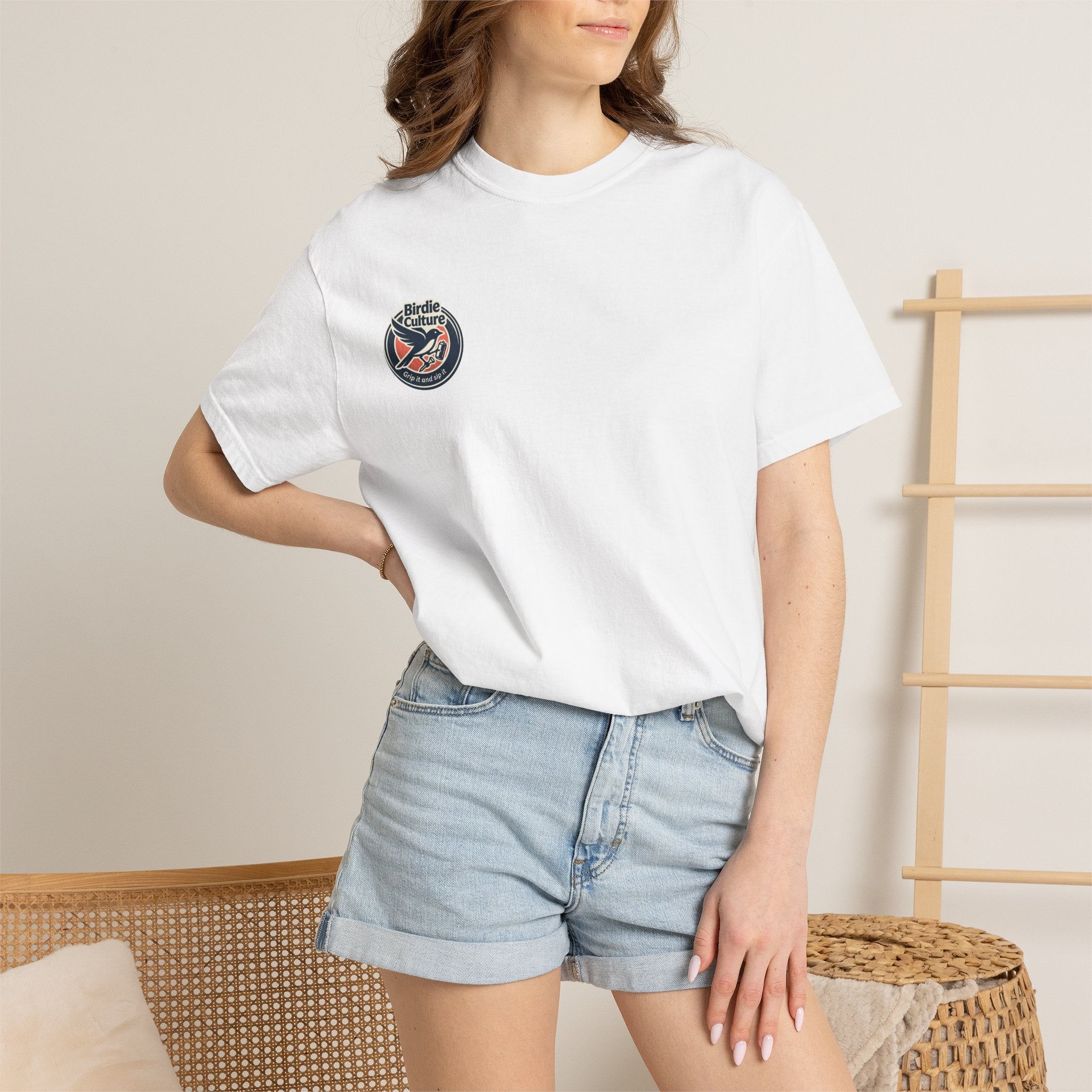 Birdie Culture T-Shirt — 'Grip It and Sip It' Golf Lifestyle Tee