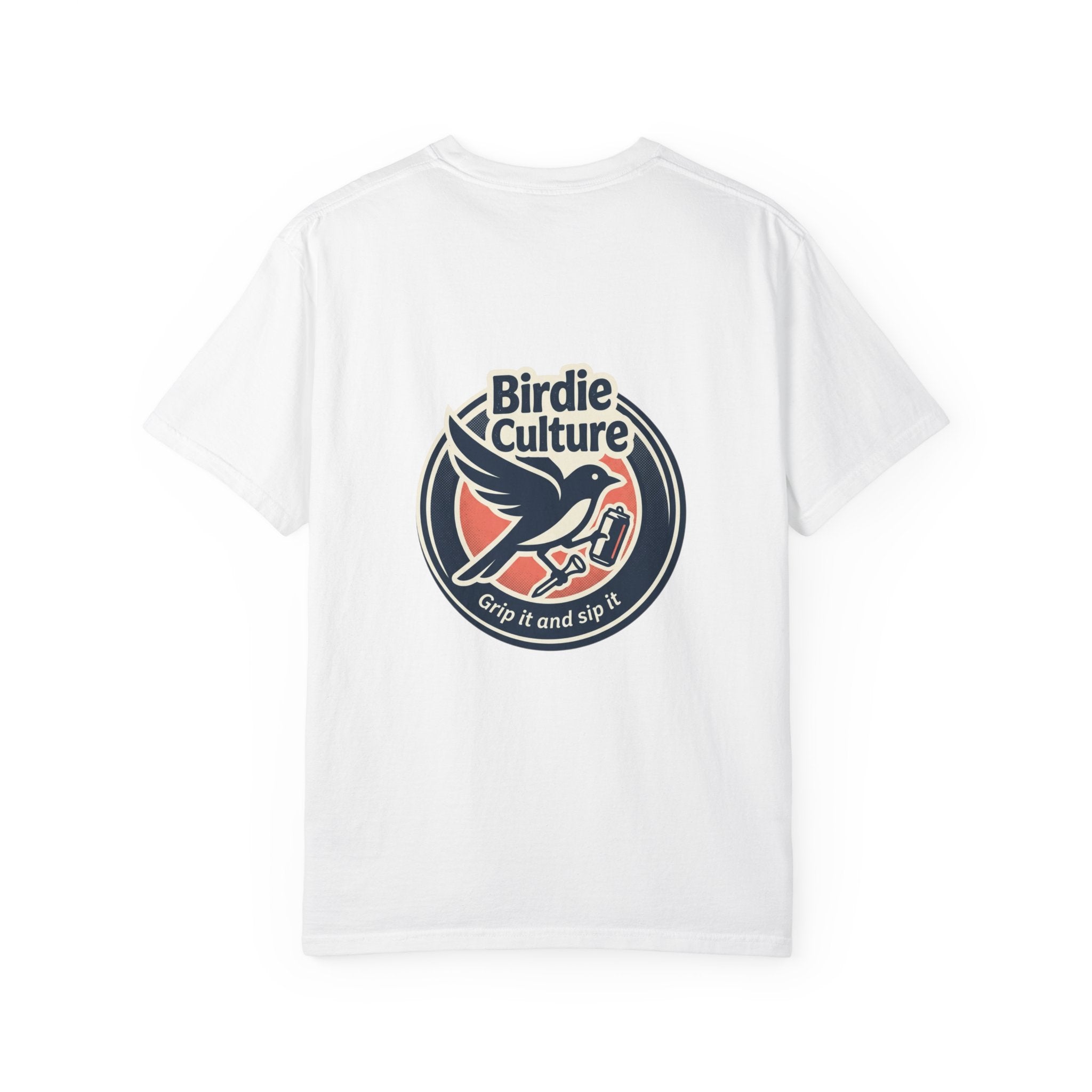 Birdie Culture T-Shirt — 'Grip It and Sip It' Golf Lifestyle Tee