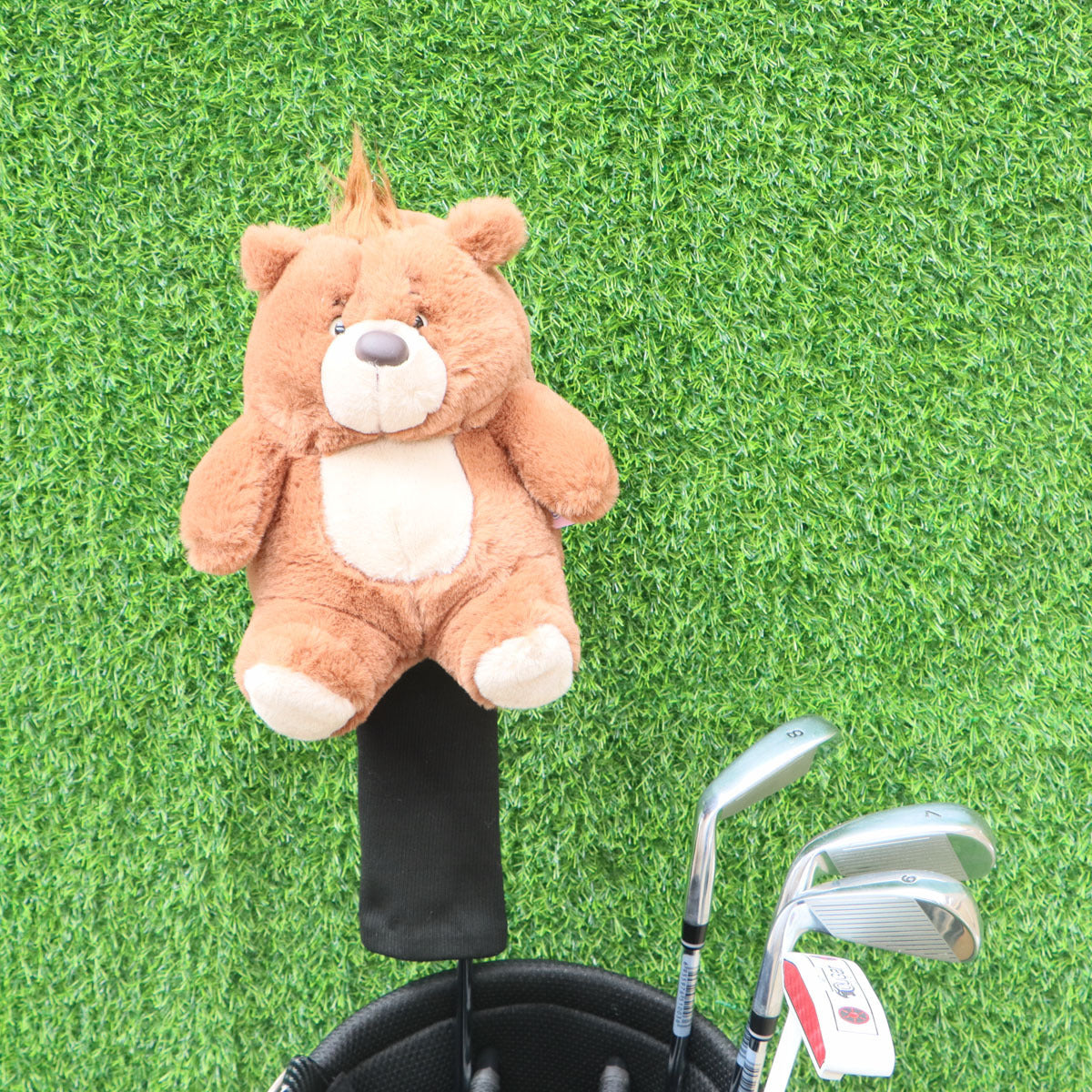 Animal Golf Club Head Covers – Plush Fairway Wood Covers (3/5 Wood)