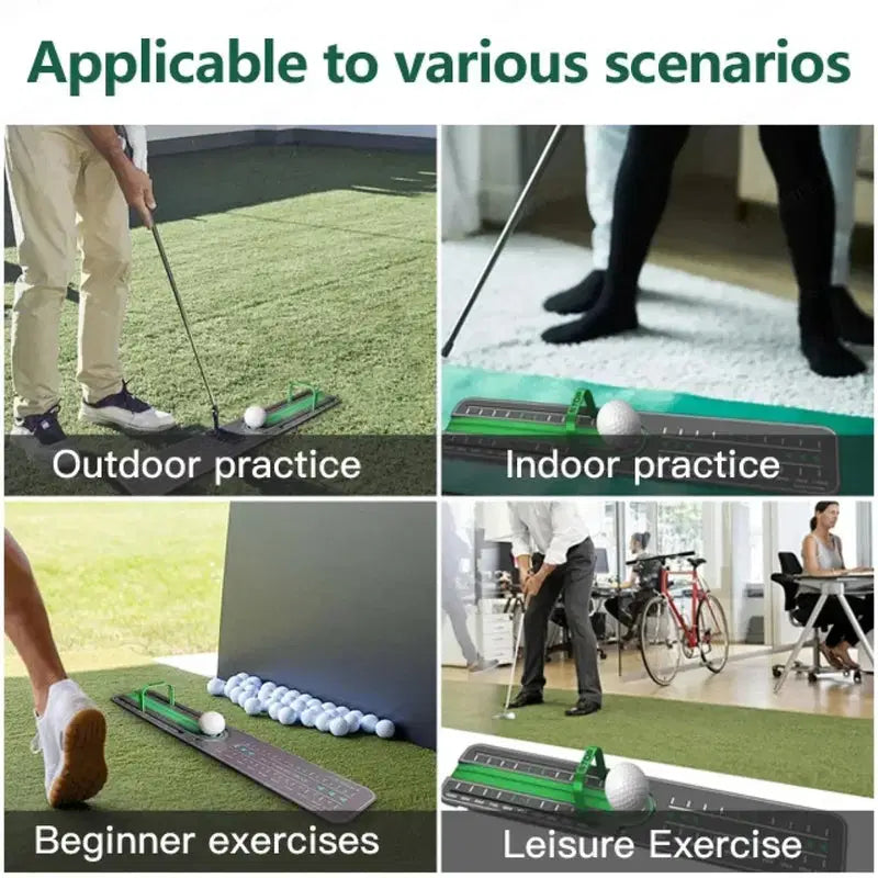 Golf Precision Distance Putting Drill – Mini Putting Training Mat