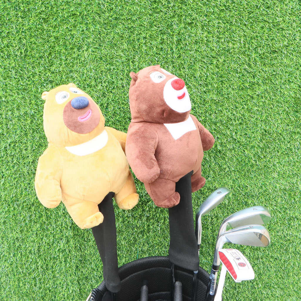 Animal Golf Club Head Covers – Plush Fairway Wood Covers (3/5 Wood)