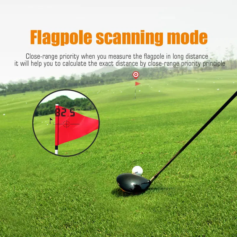 Golf Laser Rangefinder – 600m Range with ±0.5M Accuracy