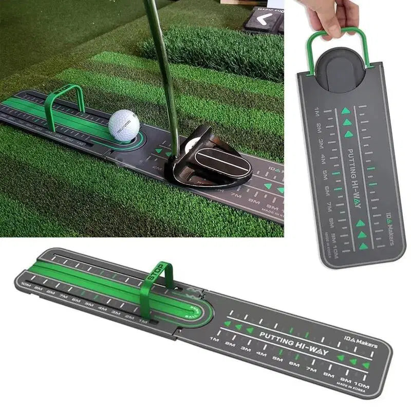 Golf Precision Distance Putting Drill – Mini Putting Training Mat
