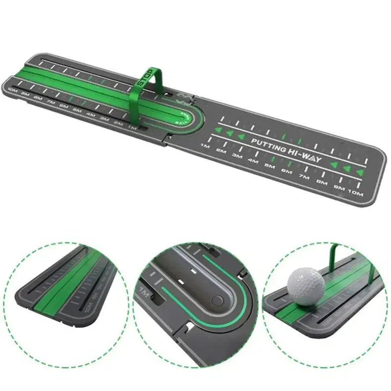Golf Precision Distance Putting Drill – Mini Putting Training Mat
