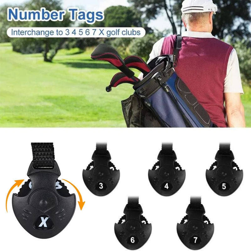 3-Piece Golf Wood Headcover Set – Numbered Driver & Fairway Club Protectors