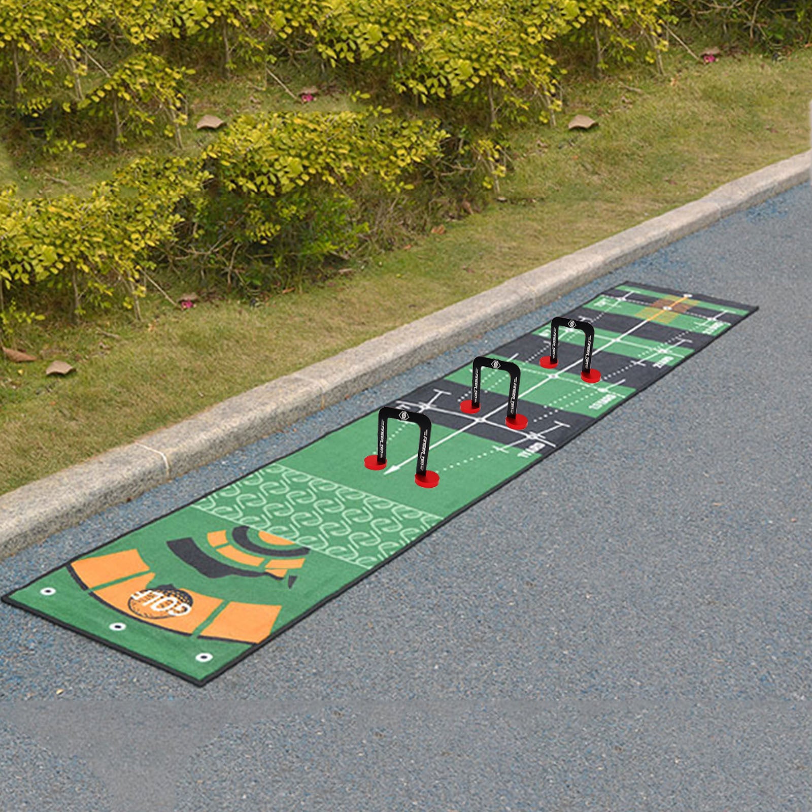 Golf Putting Practice Goal Gate Set – Putter Accuracy Training Aid