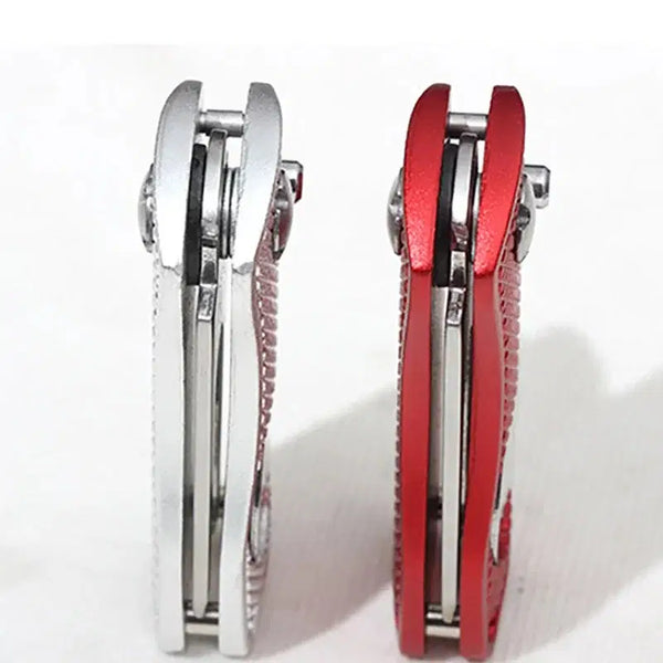 Foldable Golf Divot Tool with Magnetic Ball Marker – Aluminum & Stainless Steel