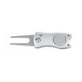 Foldable Golf Divot Tool with Magnetic Ball Marker – Aluminum & Stainless Steel